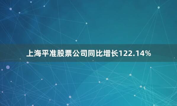 上海平准股票公司同比增长122.14%